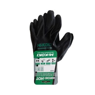   MV Hikoki munkavédelmi tenyéren mártott PE szerelő kesztyű latex bevonattal 10, HU5040