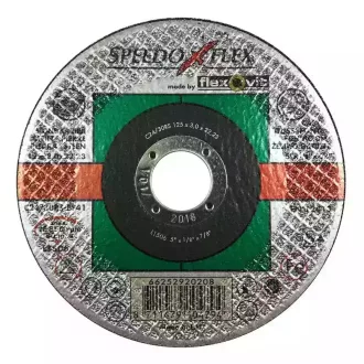   Flexovit Speedoflex vágókorong 125x3,0x22,2mm, C 24/30RS BF41, kő, 66252920208