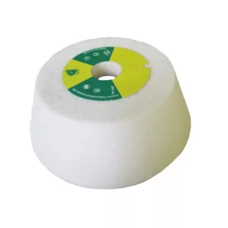   Gr kerámia kötésű fazékkorong 100x40x20mm 6A60K fehér, kúpos, 10040