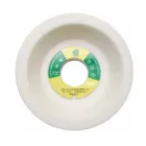 Gr kerámia kötésű fazékkorong 125x45x32mm 6A60K fehér, kúpos, 10128