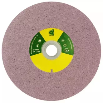  Gr kerámia kötésű köszörűkorong 350x40x127mm 7A60M rózsaszín, 11495