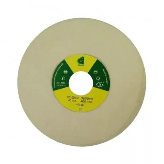   Gr kerámia kötésű köszörűkorong 250x20x76,2mm 6A46J fehér, 13749