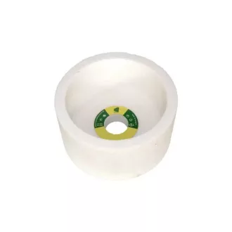   Gr kerámia kötésű fazékkorong 150x50x32mm 6A60J fehér, W10 E15 J113 K97, kúpos, 10334 FAZÉK