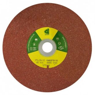   Gr kerámia kötésű köszörűkorong 100x20x20mm 6A60M piros, 10029 KEA-100-002