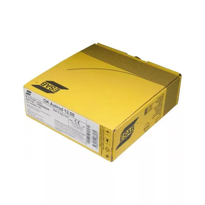 Esab OK Autrod 12.58 huzal 1,2mm/15kg SG2, ötvözetlen, rézbevonatos, 1258127700