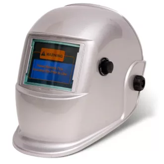   Smart-Optics Automata hegesztő fejpajzs DIN9-13, 2 szenzoros, Silver, MMA-MIG/MAG-TIG, FEJPAJZS SILVER