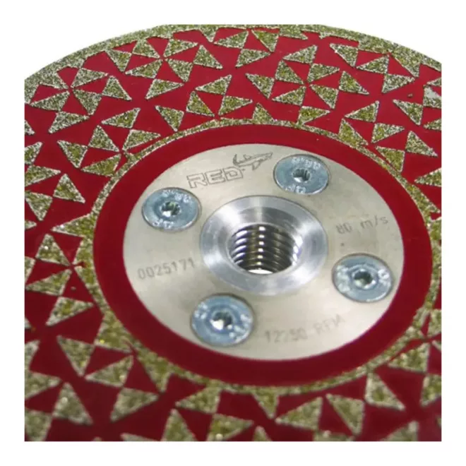 Flexmann For Cut gyémánttárcsa K747 KGS 125xM14mm, piros, síkvágó, süllyesztett felfogatás, 302320823