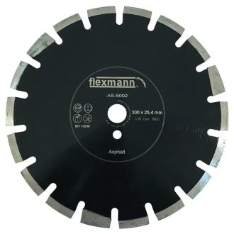   Flexmann For Cut gyémánttárcsa AS 600x4,6x10x36x25,4mm szegmentált, aszfalt, frissbeton, U alakú, kalapács szegmenses, AS-5007