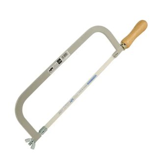   HM Müllner keretes fémfűrész 300mm hosszú HSS fűrészlappal, fa fogantyú, 124