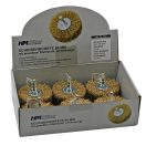 HM Müllner csapos körkefe, 80mm- 8- 0,3mm hullámos, rézbevonatú, 472