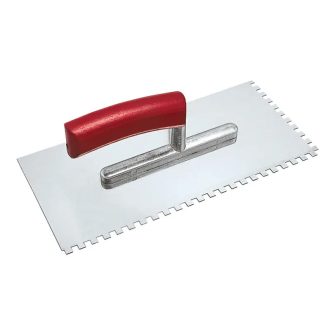   HM Müllner fogazott glettvas E8 280x130mm, lakkozott fa fogantyú, 824