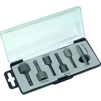   HM Müllner dugókulcs fej 6 részes készlet, 1/4", bitbefogással, mágneses, 3007