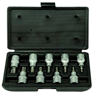   HM Müllner TX csavarbehajtó készlet 9 részes 9 részes. 1/2", TX, 6822