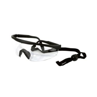   HM Müllner munkavédelmi védőszemüveg vékony szárral,gumírozott orrnyereggel, zsinórral pc, SB,, 11080C