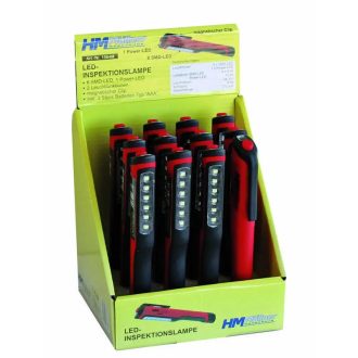   HM Müllner LED ellenőrző lámpa 3W COB LED, 1 Power LED, 185mm, 3db AAA elemmel, 1564M