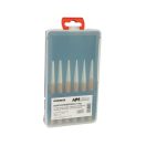 HM Müllner csapszegkiütő és lyukasztó készlet, CV, műanyag dobozban 6 részes, 162S