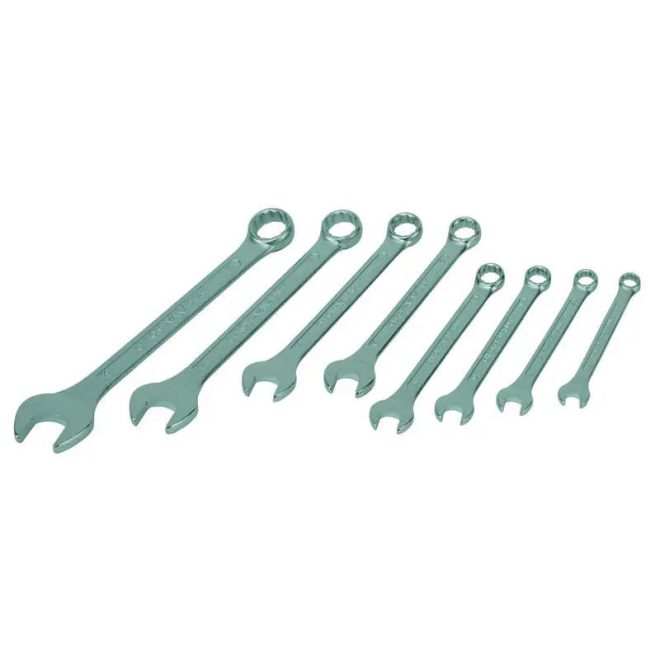 HM Müllner csillag-villáskulcs készlet 8 részes, 8-19mm, Standard, CrV, 222-80