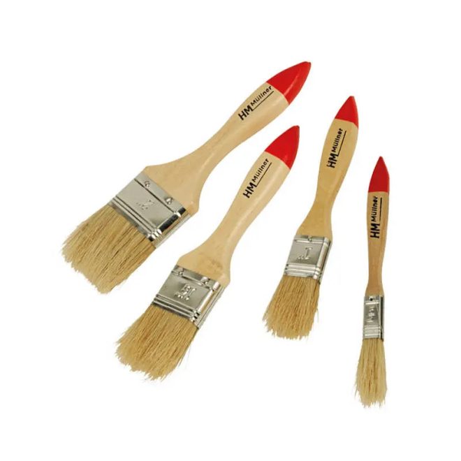 HM Müllner lapos ecset készlet 4 részes 0.5", 1", 1.5", 2", 27-50