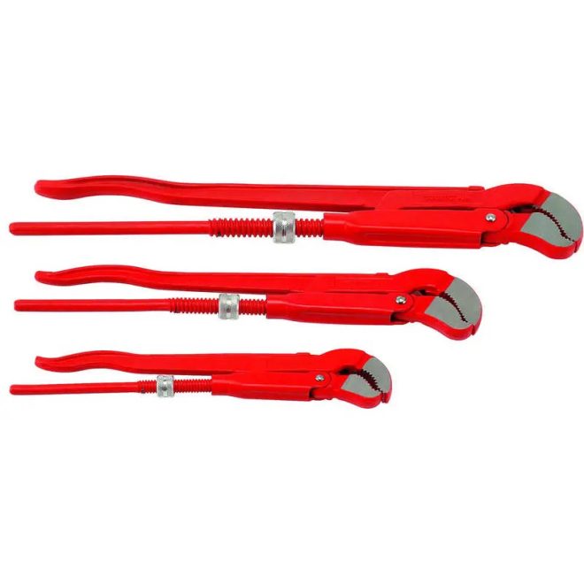 HM Müllner állítható csőfogó szabályzó anyával készlet, 3 részes, 45 fokos, 3-8093