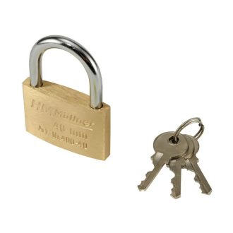   HM Müllner lakat, függőlakat, 3 kulccsal 30mm-17,0x4,0mm, sárgaréz, acél, különálló, 400-30