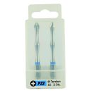 HM Müllner Torsion bitfej 1/4", 75mm, kereszthornyú PZ3, színkódos, S2 acél, 42000 típusú, bliszteres, 42203 BIT