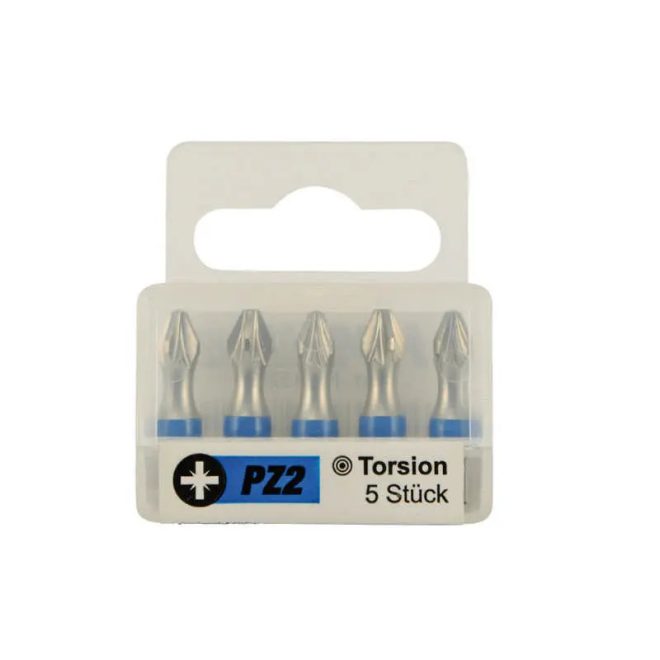 HM Müllner Torsion bitfej 1/4", 25mm, kereszthornyú PZ3, színkódos, S2 acél, 45000 típusú, bliszteres, 45203 BIT