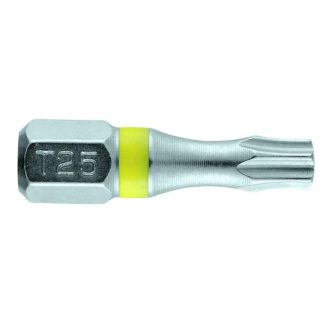   HM Müllner Torsion bitfej 1/4", 25mm, TX30, színkódos, S2 acél, 45000 típusú, bliszteres, 45330 BIT