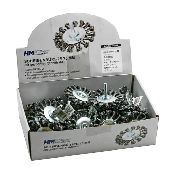 HM Müllner csapos körkefe, 75mm- 6- 0,5mm, csavart, 470GZ