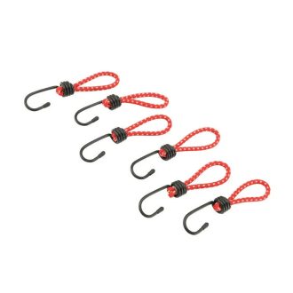   HM Müllner szorító hurok, ponyvafeszítő készlet készlet, kampós végű 6db/készlet, 494-6