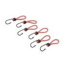 HM Müllner szorító hurok, ponyvafeszítő készlet készlet, kampós végű 6db/készlet, 494-6