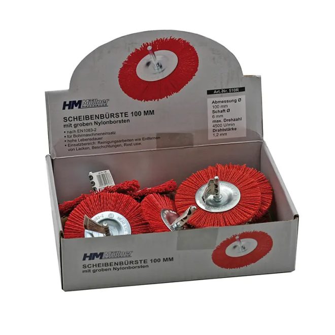 HM Müllner csapos fazékkefe, nylon, durva, 50mm, 550R