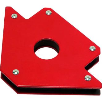   HM Müllner mágneses vinkli, sarokmágnes 103x155mm, 45, 90, 135 fokos, furattal, 7601A