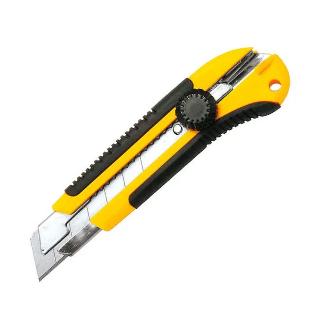 HM Müllner tapétavágó, törhető pengés kés 25mm, többkomponenensű markolat, 88A