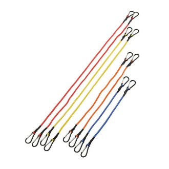   HM Müllner csomagrögzítő gumi, gumipók karabinerrel, 8db/készlet, 894-8