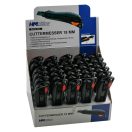 HM Müllner tapétavágó, törhető fekete pengés kés 18mm, műanyag ház, 93A