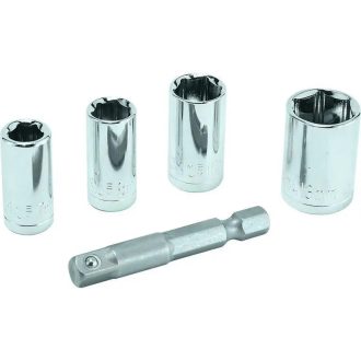   HM Müllner bit-dugókulcs adapter 4db dugókulccsal, 1/4", 150mm, CV, bliszteres, ADS5