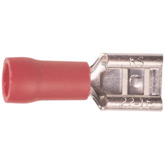   HM Müllner kábelsaru, csúszósaru, lapos csatlakozó hüvely 8,0mm saruszélesség (0,8-1,0) kék, 20db/bliszter, B480