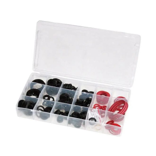 HM Müllner tömítőgyűrű készlet 160db/szortiment doboz (22 méret), BOX-D160