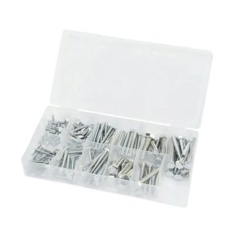   HM Müllner menetes csavar készlet, hatlapfejű, 125db/szortiment doboz (9 méret), BOX-GS125