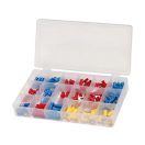 HM Müllner kábelsaru készlet 200db/szorti doboz: 0,50-1,00mm2-piros/1,50-2,50mm2-kék/4,00-6,00mm2-sá, BOX-KS200