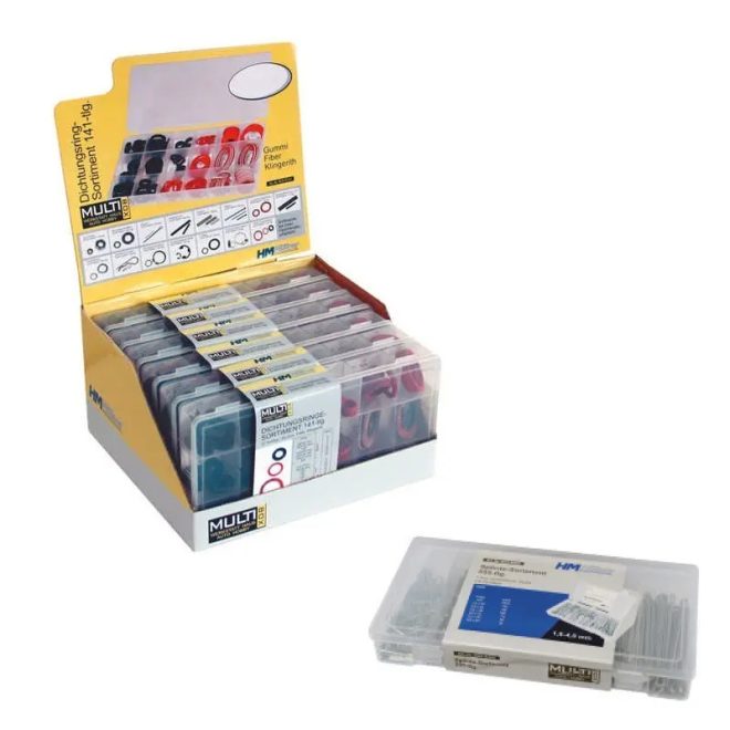 HM Müllner sasszeg készlet, 555db/szortiment doboz (6 méret), BOX-SI555