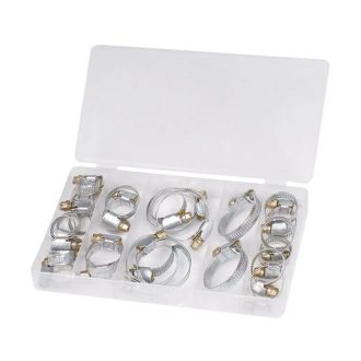   HM Müllner tömlőbilincs, bilincs készlet 26db/szortiment doboz (6 méret), BOX-SK26