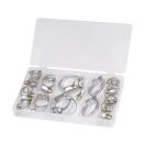 HM Müllner tömlőbilincs, bilincs készlet 26db/szortiment doboz (6 méret), BOX-SK26