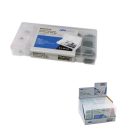 HM Müllner seeger/ zéger/ biztonsági gyűrű készlet tengelyre 300db/szortiment dobozban (18 méret), BOX-SR300