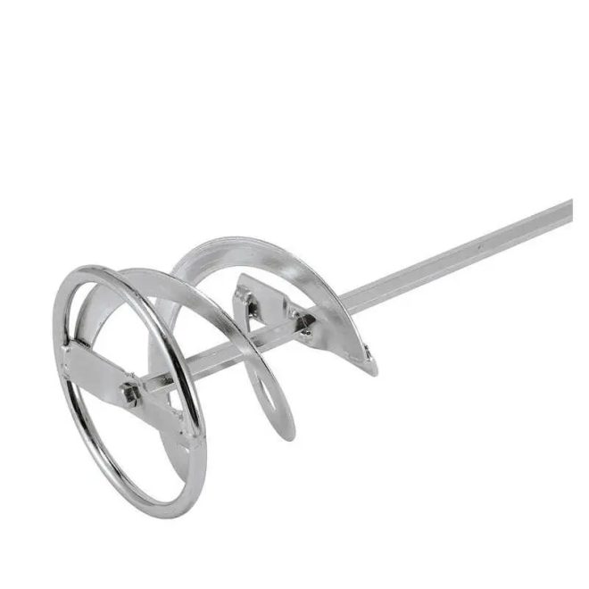 HM Müllner spirál keverőszár gyűrűvel 120x600mm- 10mm, horganyzott, BW-WR120