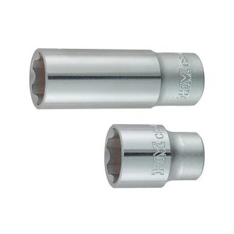 HM Müllner dugókulcs fej 1/2", 21mm, CrV, E12-21A