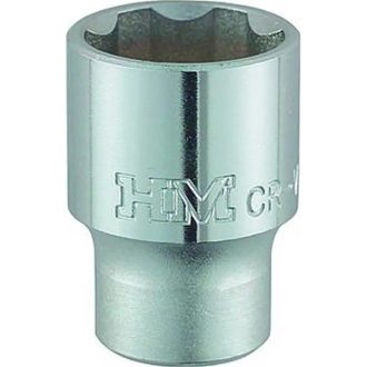 HM Müllner dugókulcs fej 3/8", 17mm, CrV, E38-17A