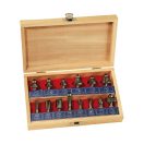 HM Müllner turbómaró készlet, fához, 15 részes, fa dobozban, F15H