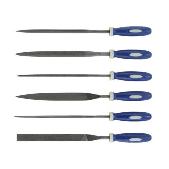   HM Müllner kulcsreszelő készlet 6 részes 100mm, műanyag nyél, FS6