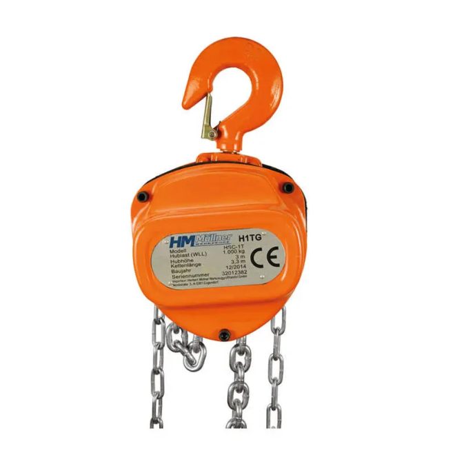HM Müllner kézi láncos emelő 1 tonna, H1TG